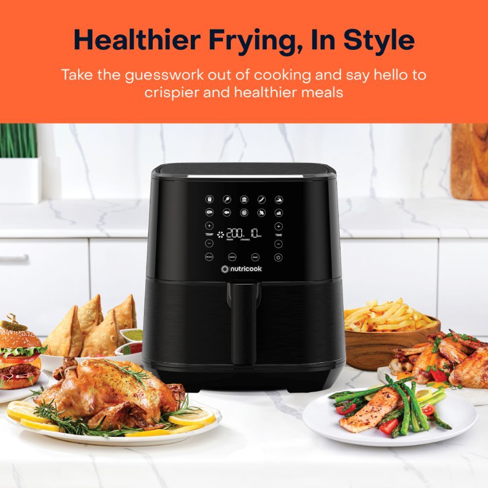 Nutricook - Air Fryer 2, 5.5L, 1700W - Black