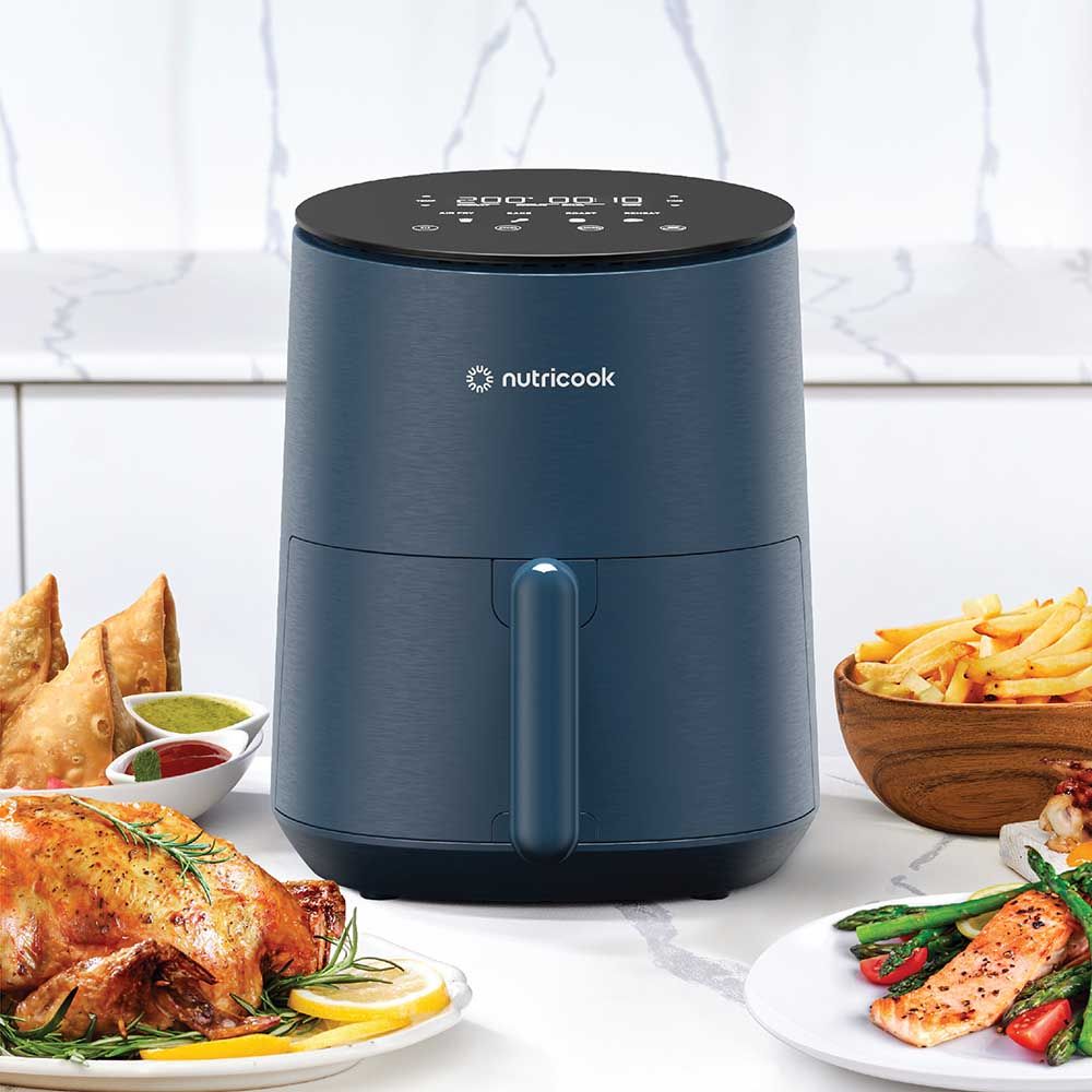 Nutricook - Air Fryer Mini 1500W 3.3L - Blue