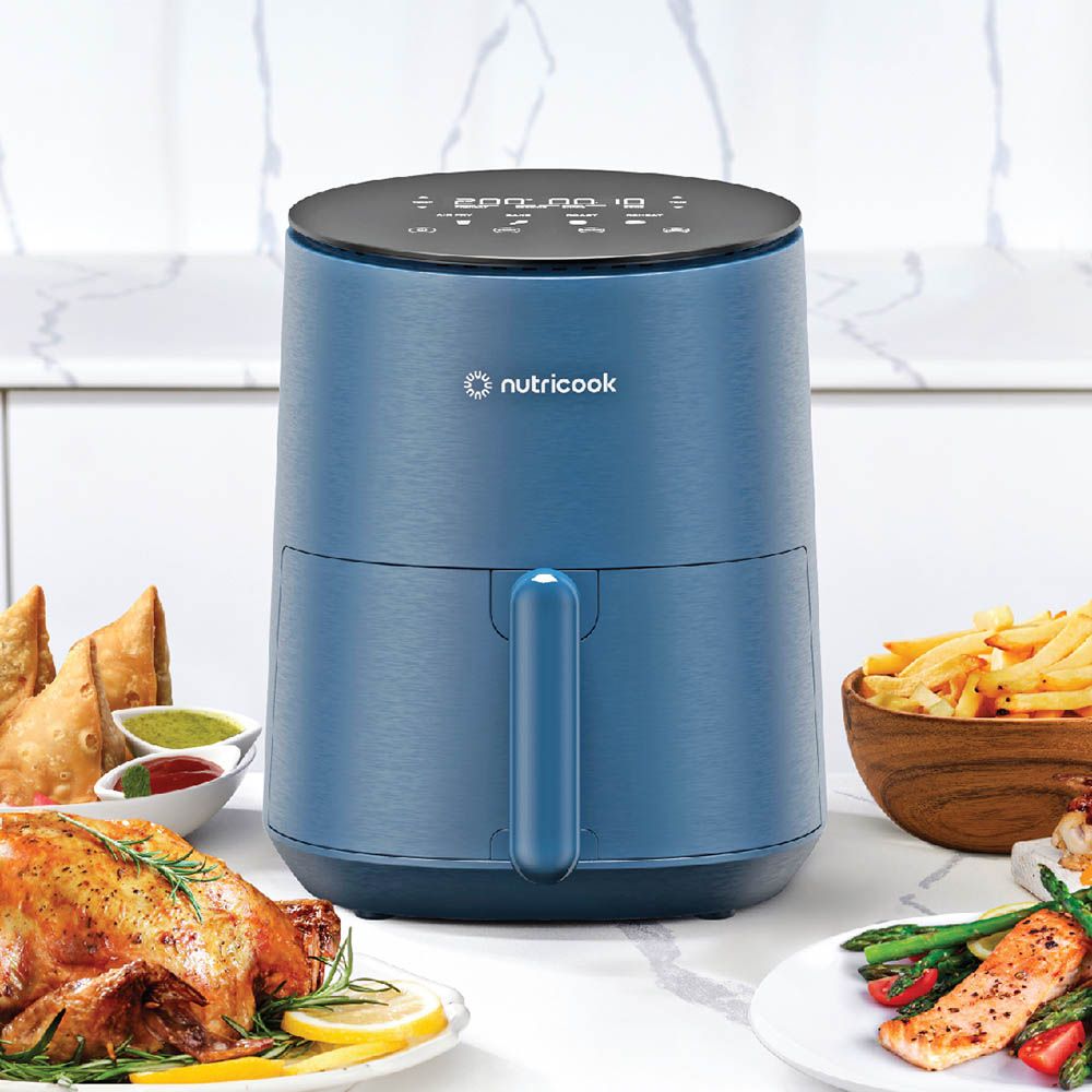 Nutricook - Air Fryer Mini 1500W 3.3L - Blue