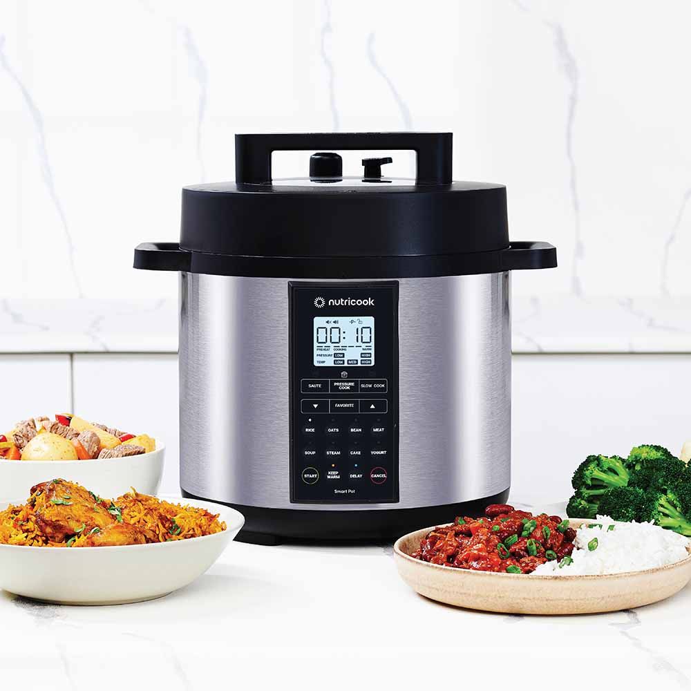 Nutricook - Prime Smart Pot 2 1000W 6L - Brushed Stainless Steel