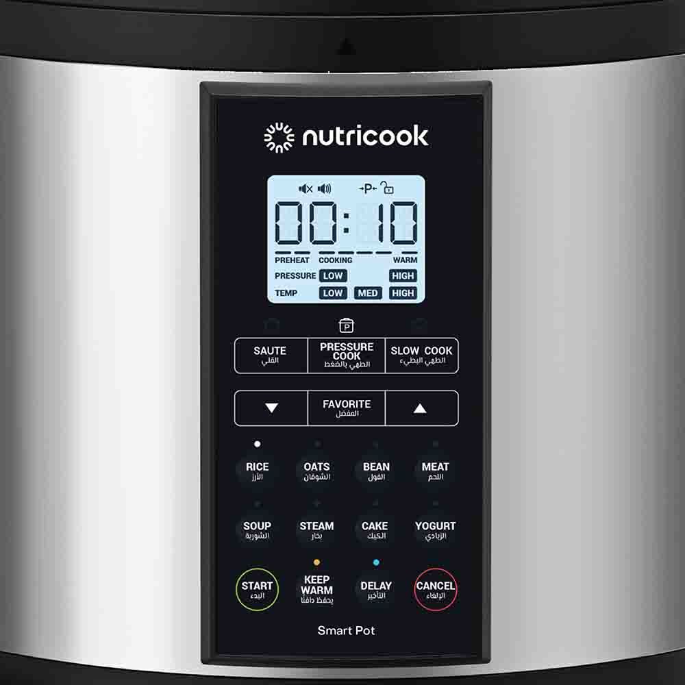 Nutricook - Prime Smart Pot 2 1000W 6L - Brushed Stainless Steel