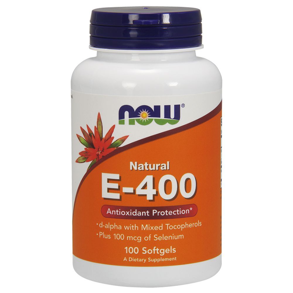 Now Foods - Vitamin E-400iu - 100 Softgels