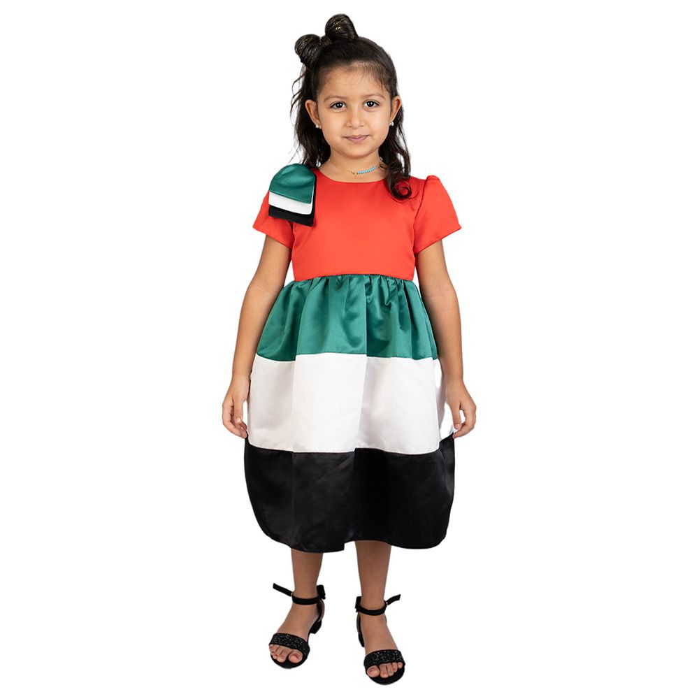 D' Daniela - UAE National Day Flag Bow Dress