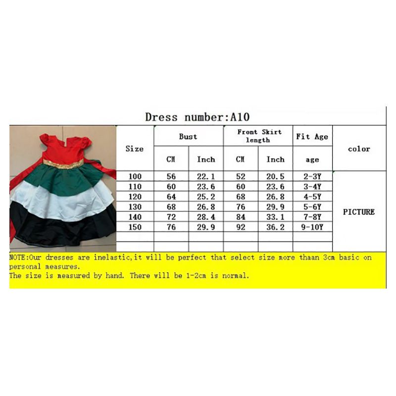 D' Daniela - UAE National Day Flag Dress w/ Gold Belt