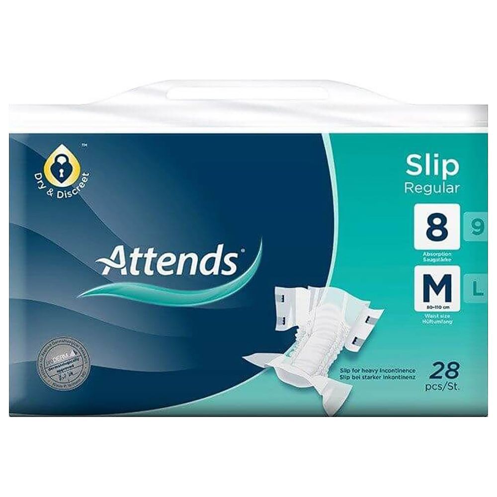 Attends - Slip Regular 8 Medium Pack of 28