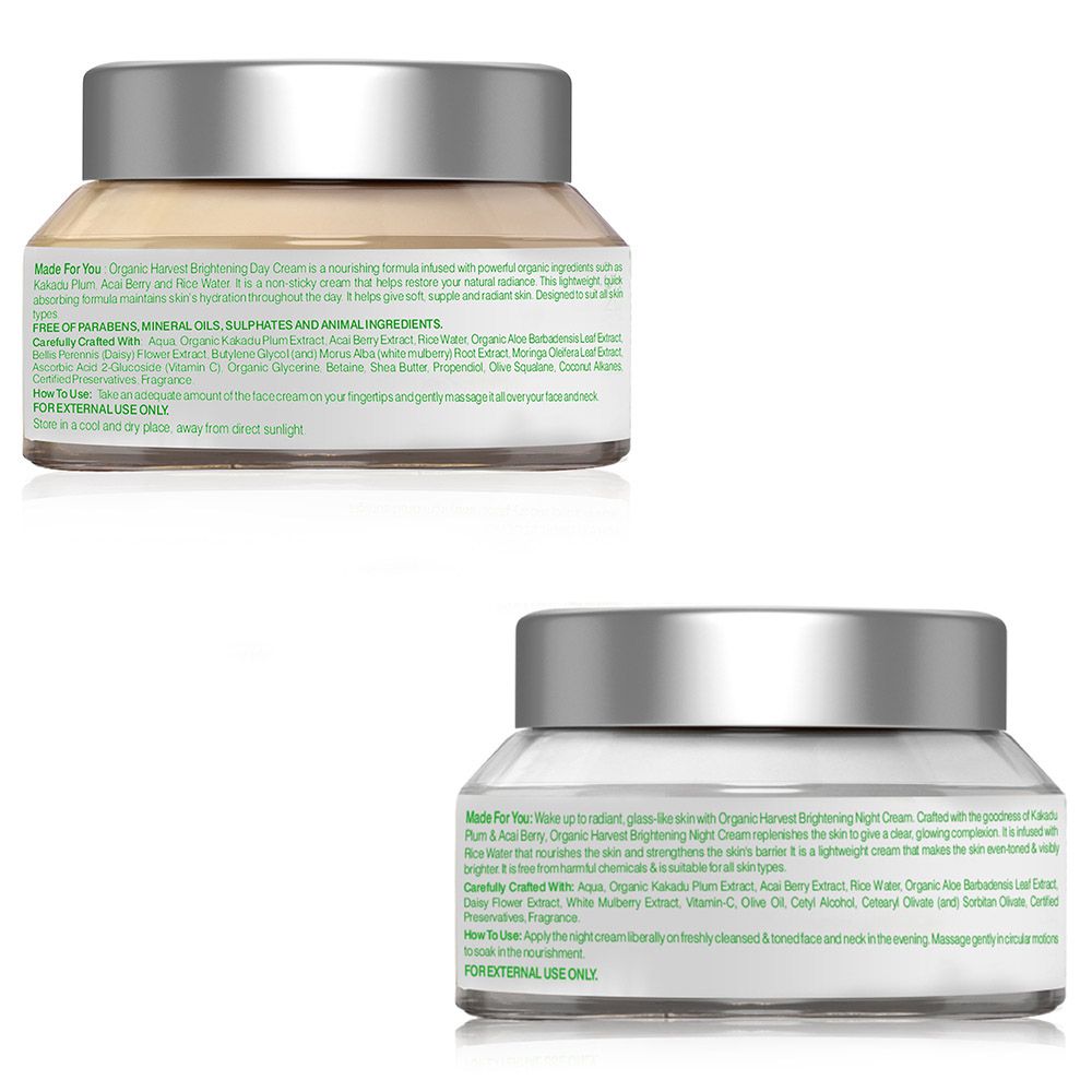 Organic Harvest - Brightening Day And Night Cream - 50ml