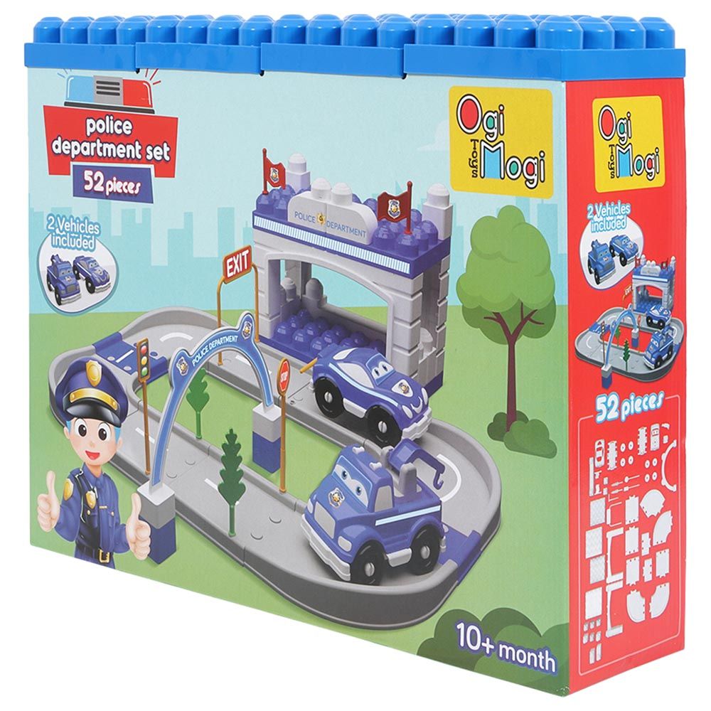 Ogi Mogi - Police Car Set - 52pcs