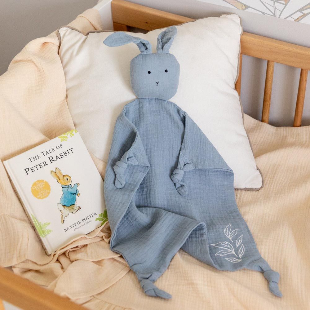 Pioen Baby - Petiole Bunny Baby Lovey Plush - Blue