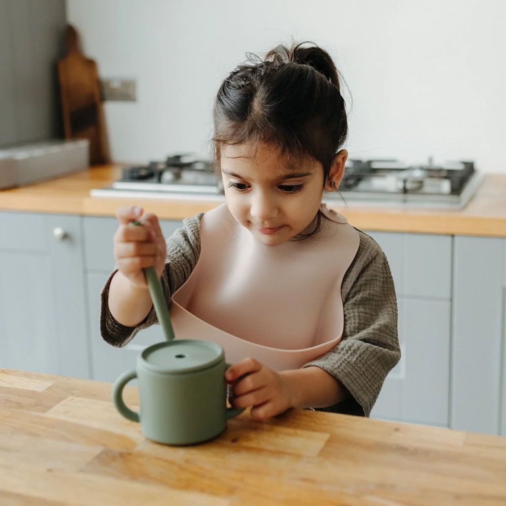 Pippeta - Silicone Bib - Meadow Green