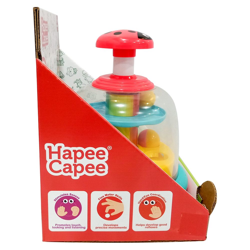 HapeeCapee - Beetle Spin Top Toy