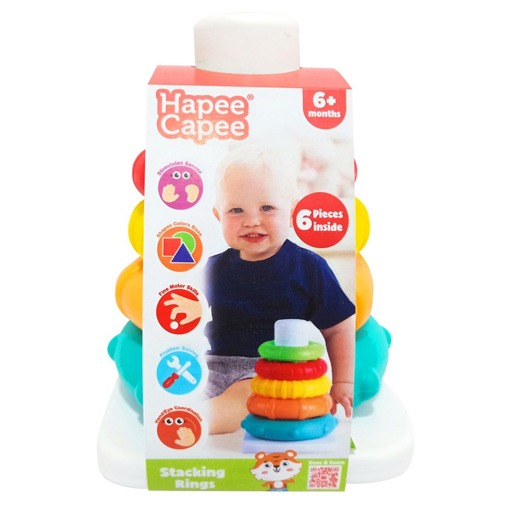 HapeeCapee - Stacking Rings Toy