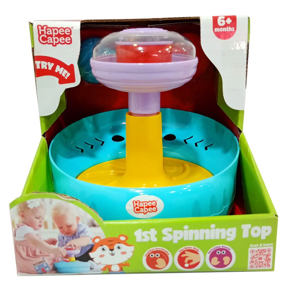 HapeeCapee - 1st Spinning Top Toy