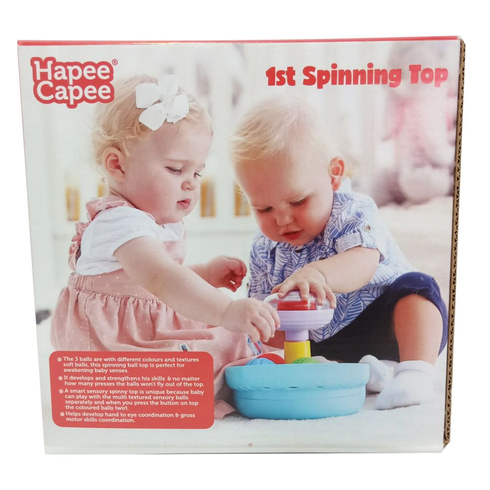 HapeeCapee - 1st Spinning Top Toy