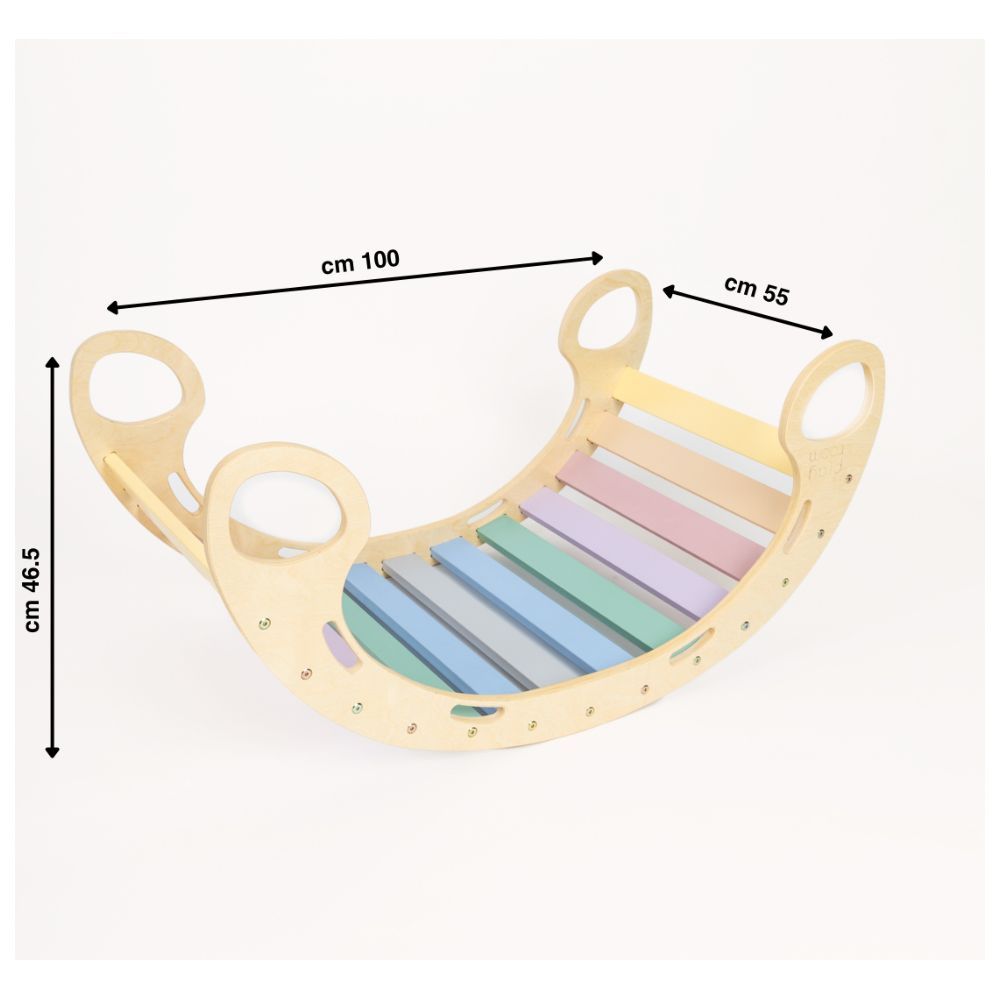 The Play Room - Rocker Balance Board - Pastel Colours