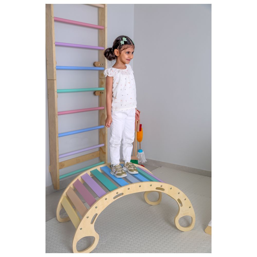 The Play Room - Rocker Balance Board - Pastel Colours