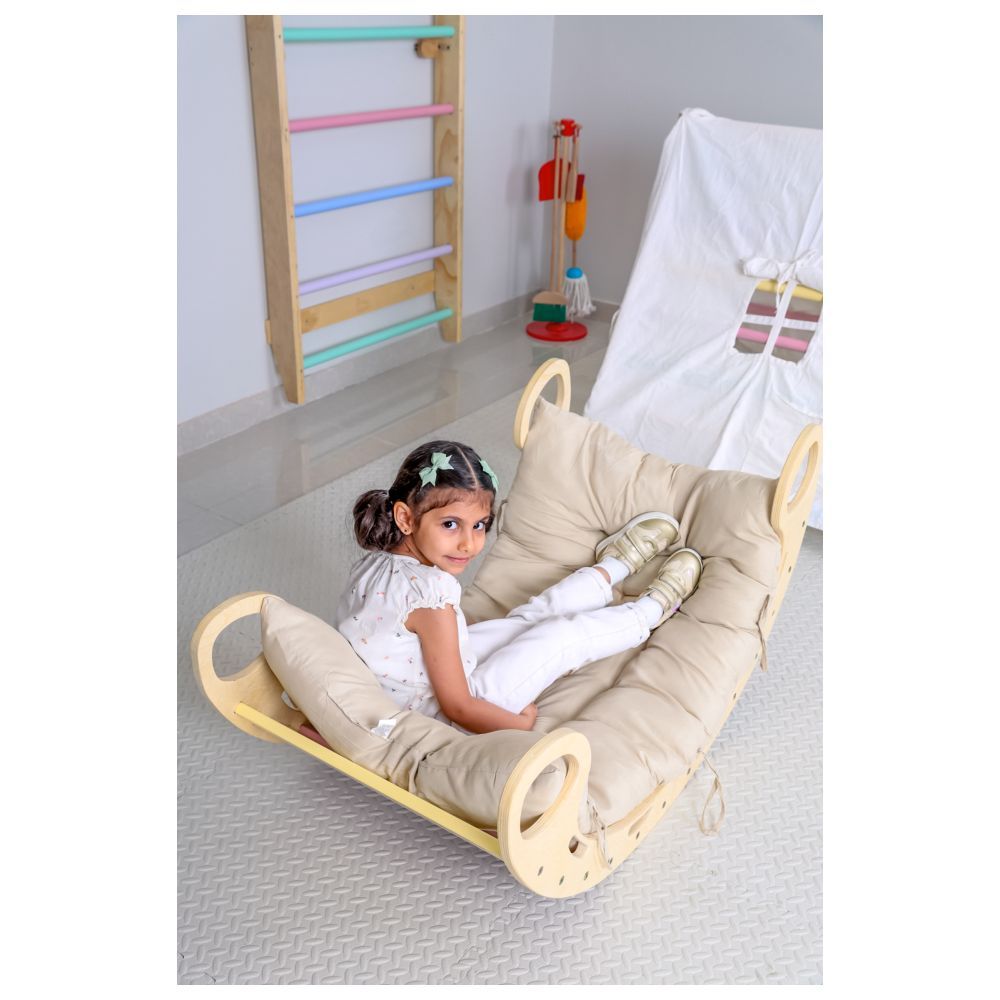 The Play Room - Rocker Balance Board Mattress - Beige