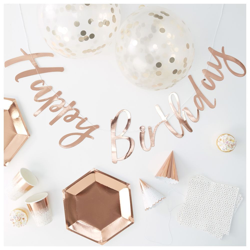 Ginger Ray - Rose Gold Party Box