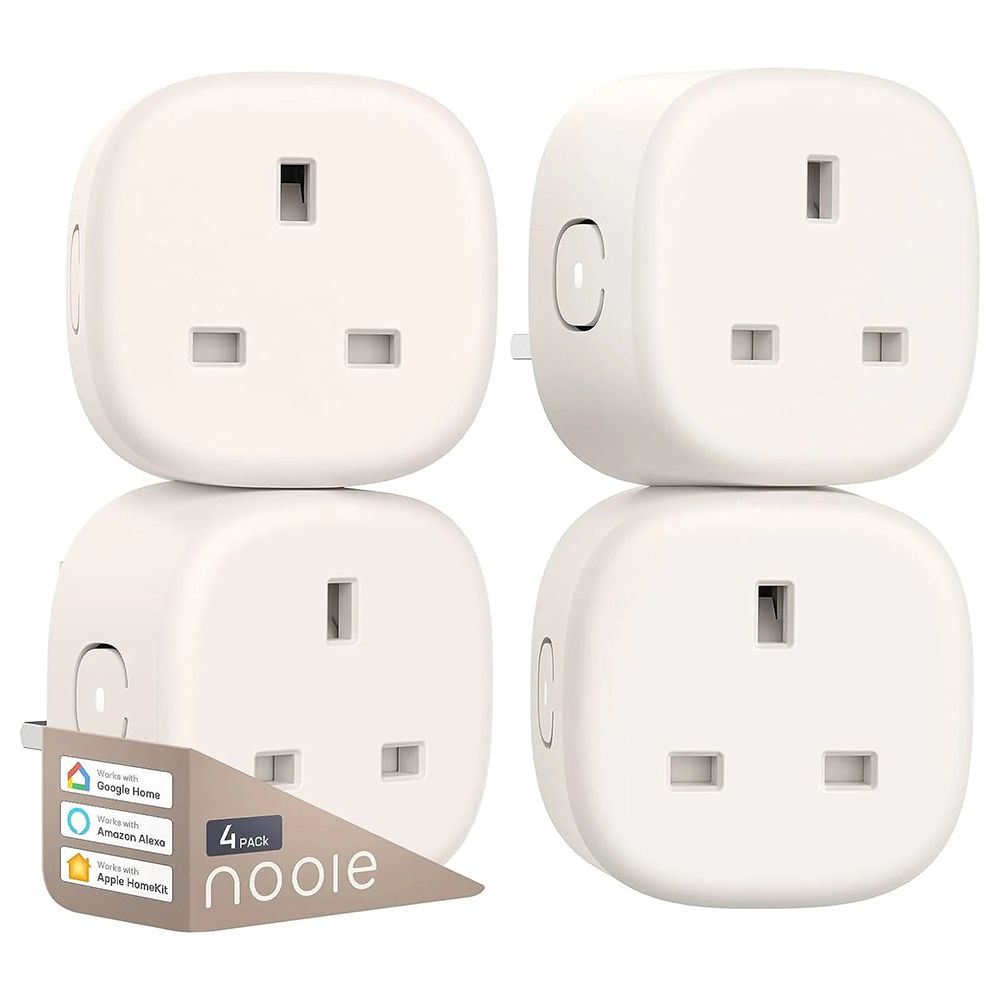 Nooie - Electronics Smart Plug - PU13-4 - White - Pack of 4