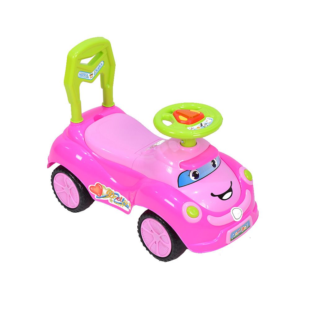 Amla - Kids Musical Ride-On Push Car - Pink