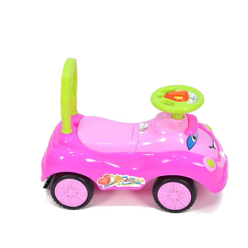 Amla - Kids Musical Ride-On Push Car - Pink