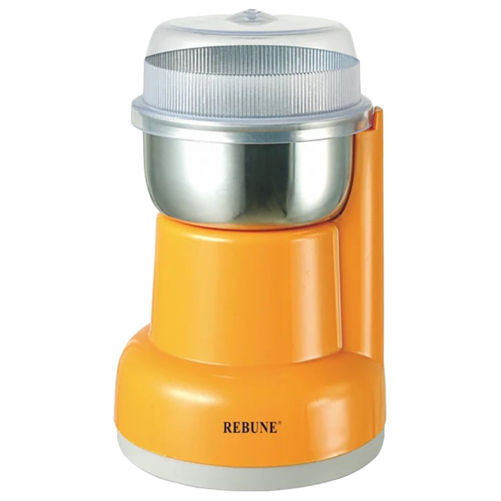 Rebune - Electric Coffee & Spcies Grinder - Orange - 180 Watts - 50 g