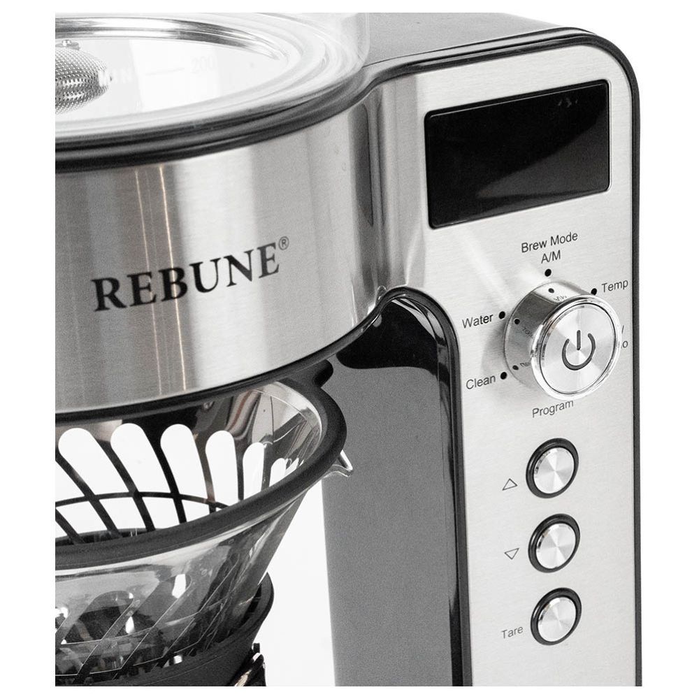 Rebune - Automatic Arabica Coffee Maker - 1500 Watts - 1 L