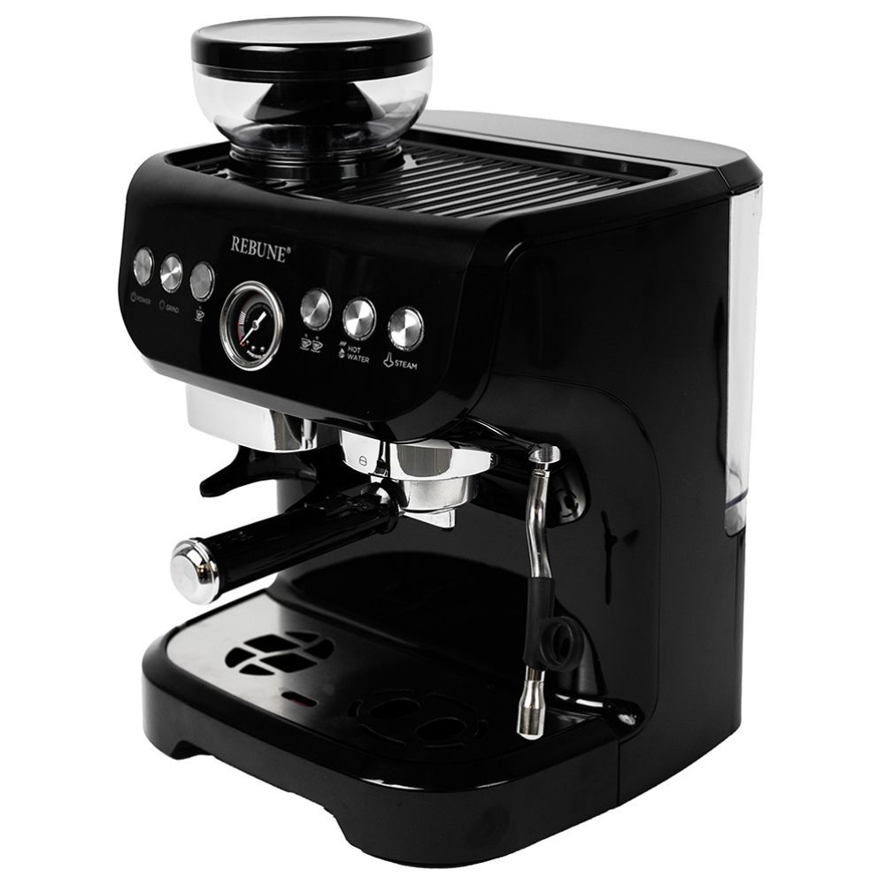 Rebune - Espresso Machine With Grinder - 1450 Watts