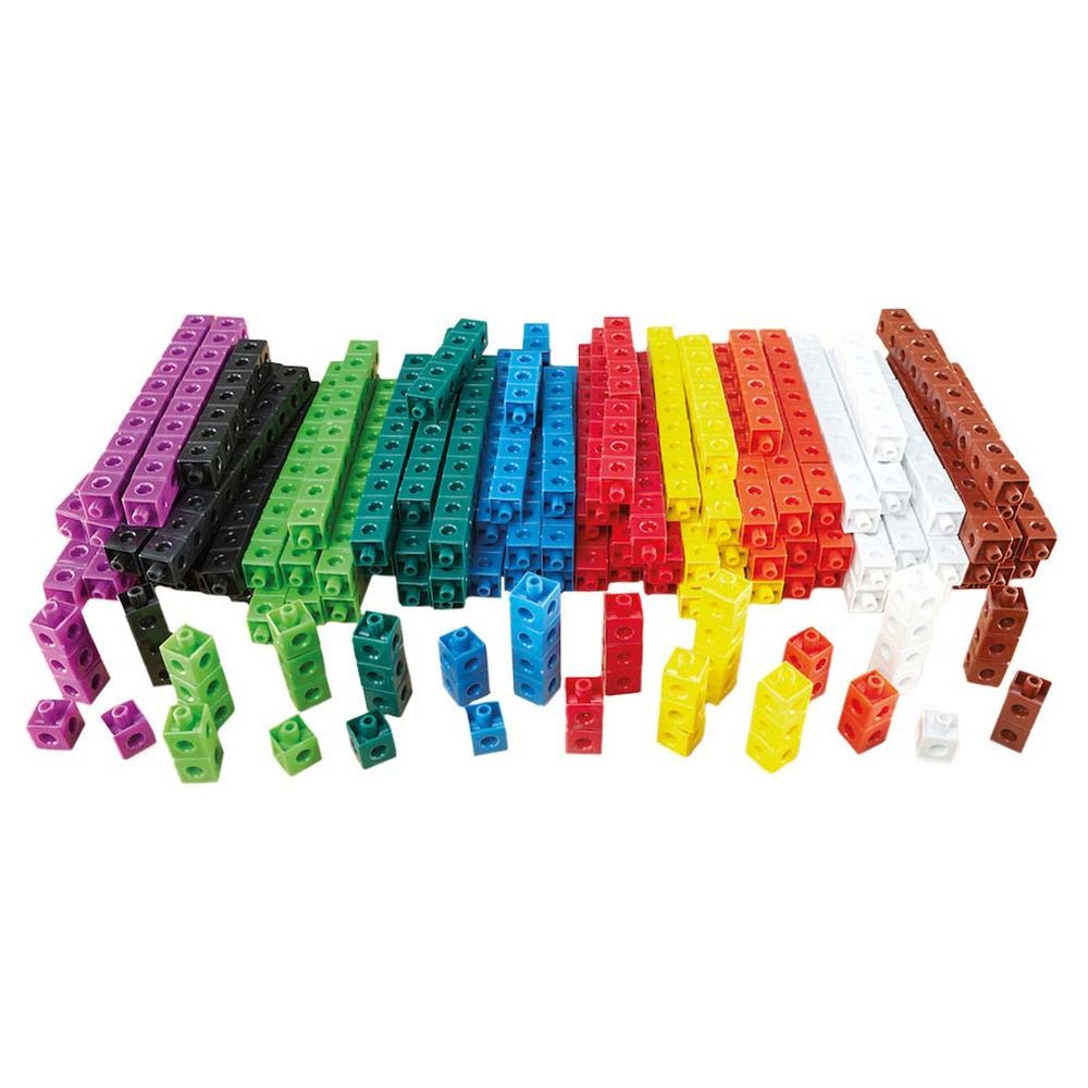 TTS - Colourful Snap Counting Cubes - 1000pcs