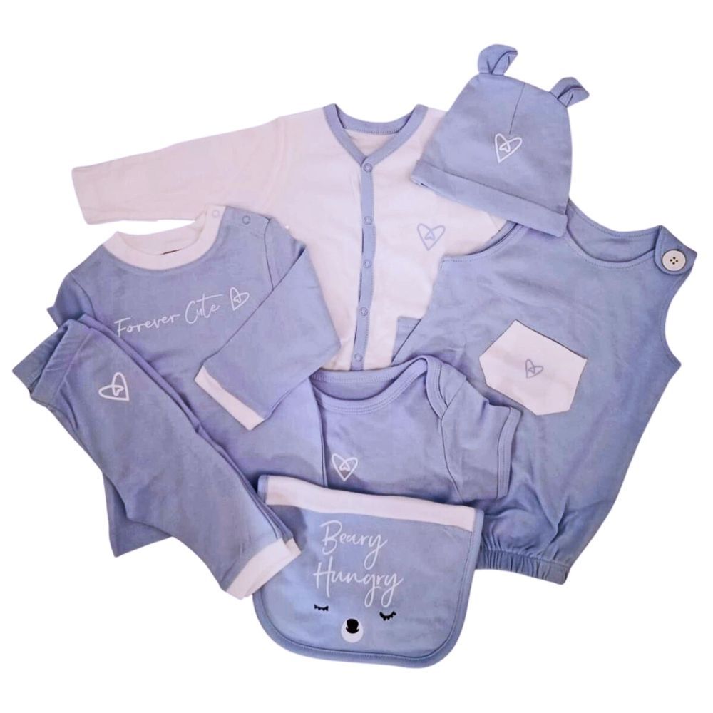 Forever Cute - 7pc-Set - Value Baby Gift Set - Blue