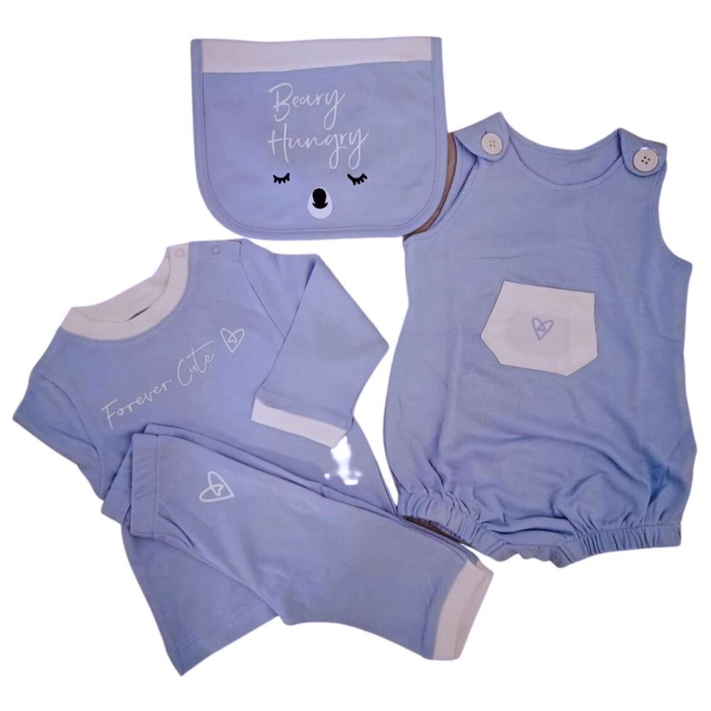 Forever Cute - 4pc-Set - Value Baby Gift Set - Blue