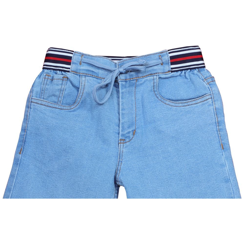 Nexgen Juniors - Boy Denim Jamaican Shorts - Light Blue