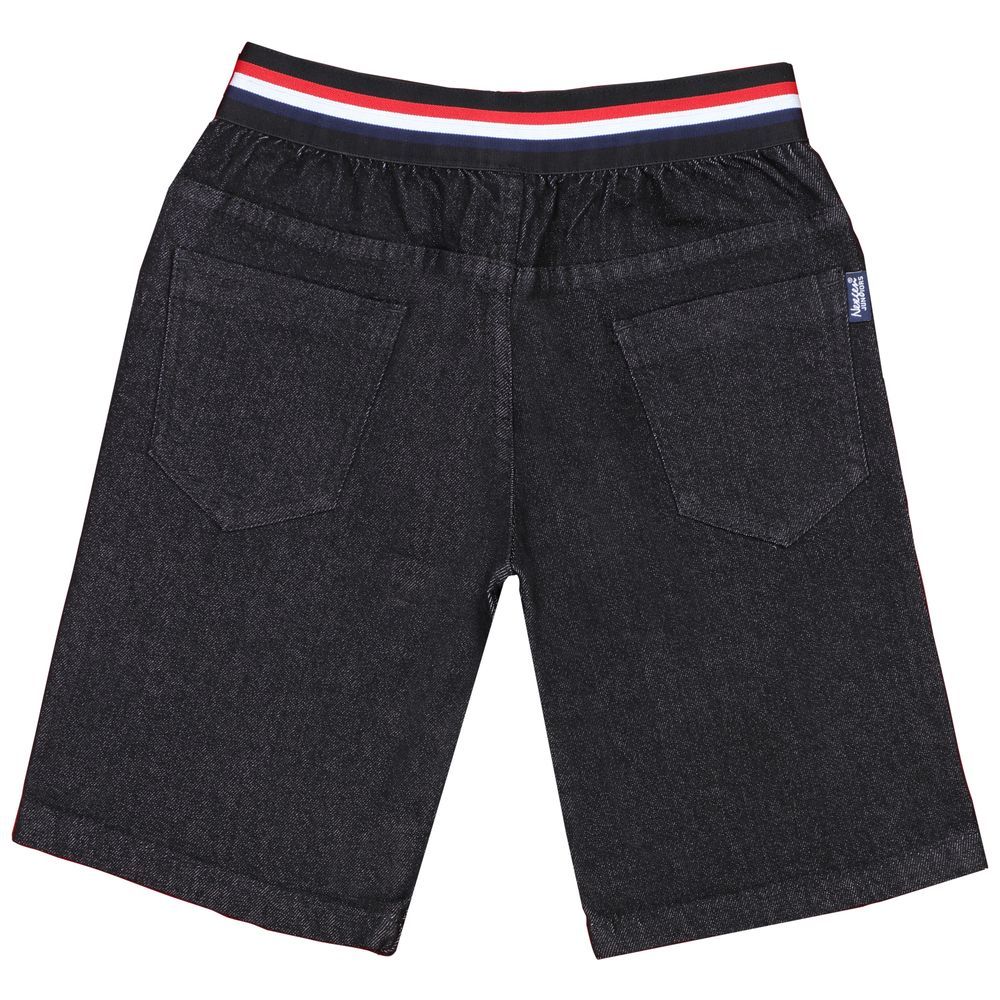 Nexgen Juniors - Boy Denim Jamaican Shorts - Black