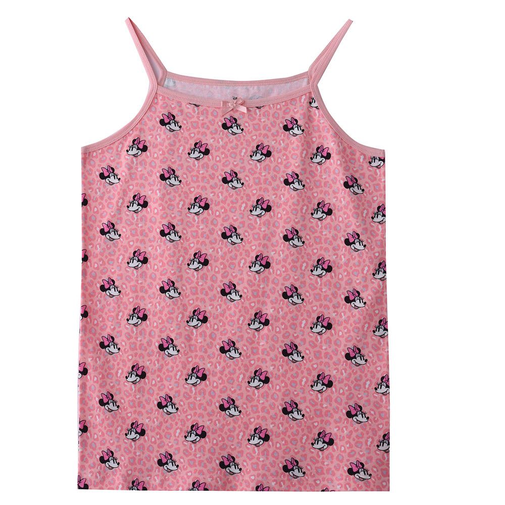 Minnie Mouse - 3pc-Set - Girl Printed Camisole - White/Pink