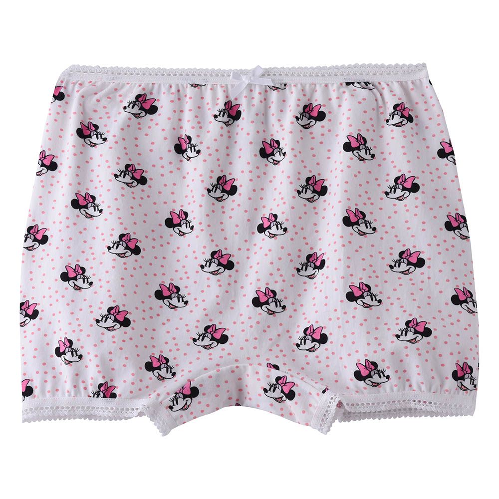 Minnie Mouse - 3pc-Set - Girl Printed Briefs - White/Pink