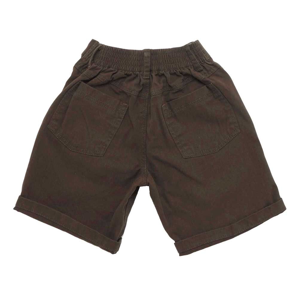 Little Kangaroos - Boy Denim Shorts - Olive