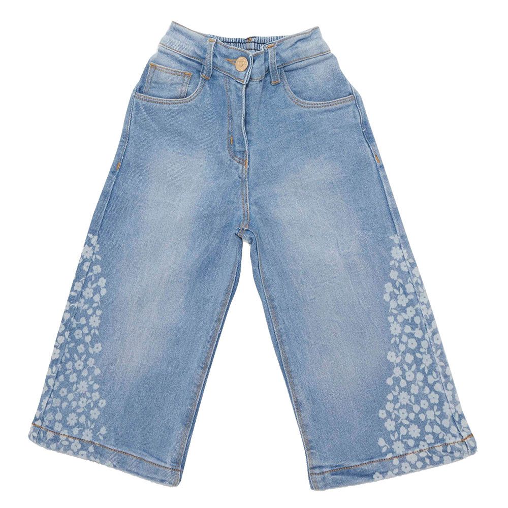 Little Kangaroos - Girl Semi Elastic Denim Jeans - Light Blue