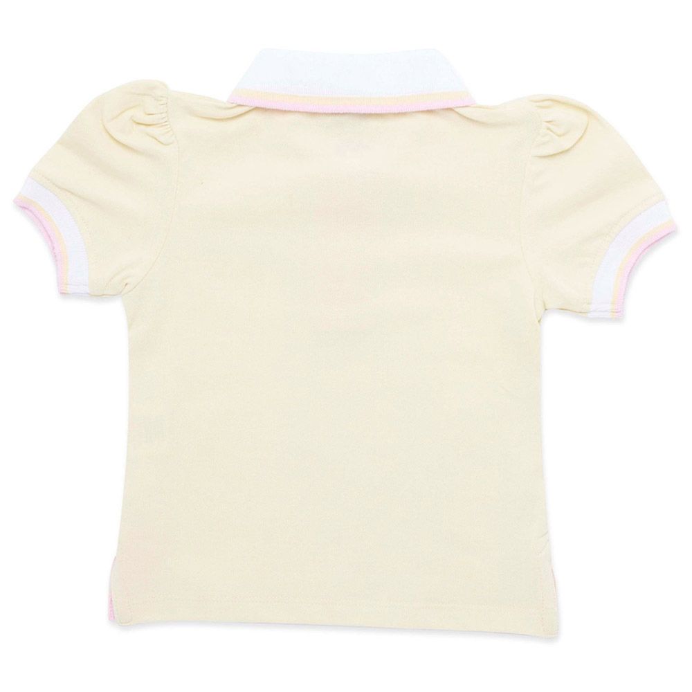 Little Kangaroos - Girl Collar Neck Short Sleeve Polo T-Shirt - Mango