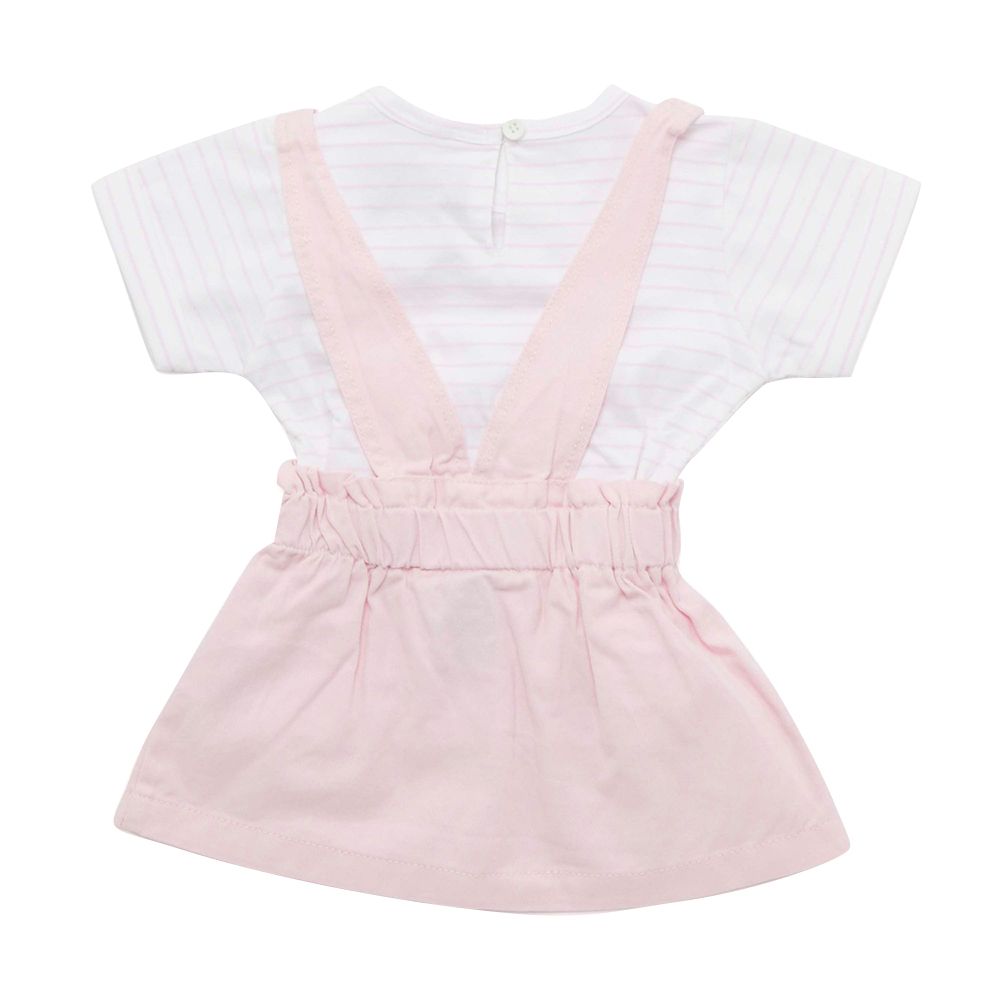 Little Kangaroos - 2pc-Set - Baby Girl T-Shirt & Dress - Pink