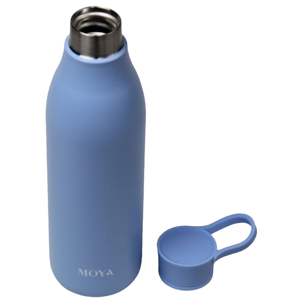 Moya - Blue Lagoon Stainless Steel Water Bottle - 460ml - Powder Blue