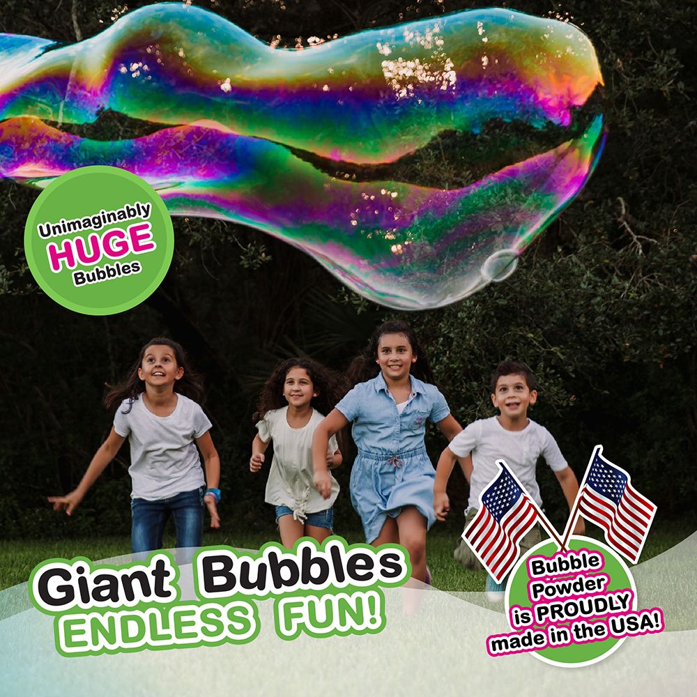 South Beach Bubbles - Wowmazing Giant Bubble Powder Kit - Pack of 3