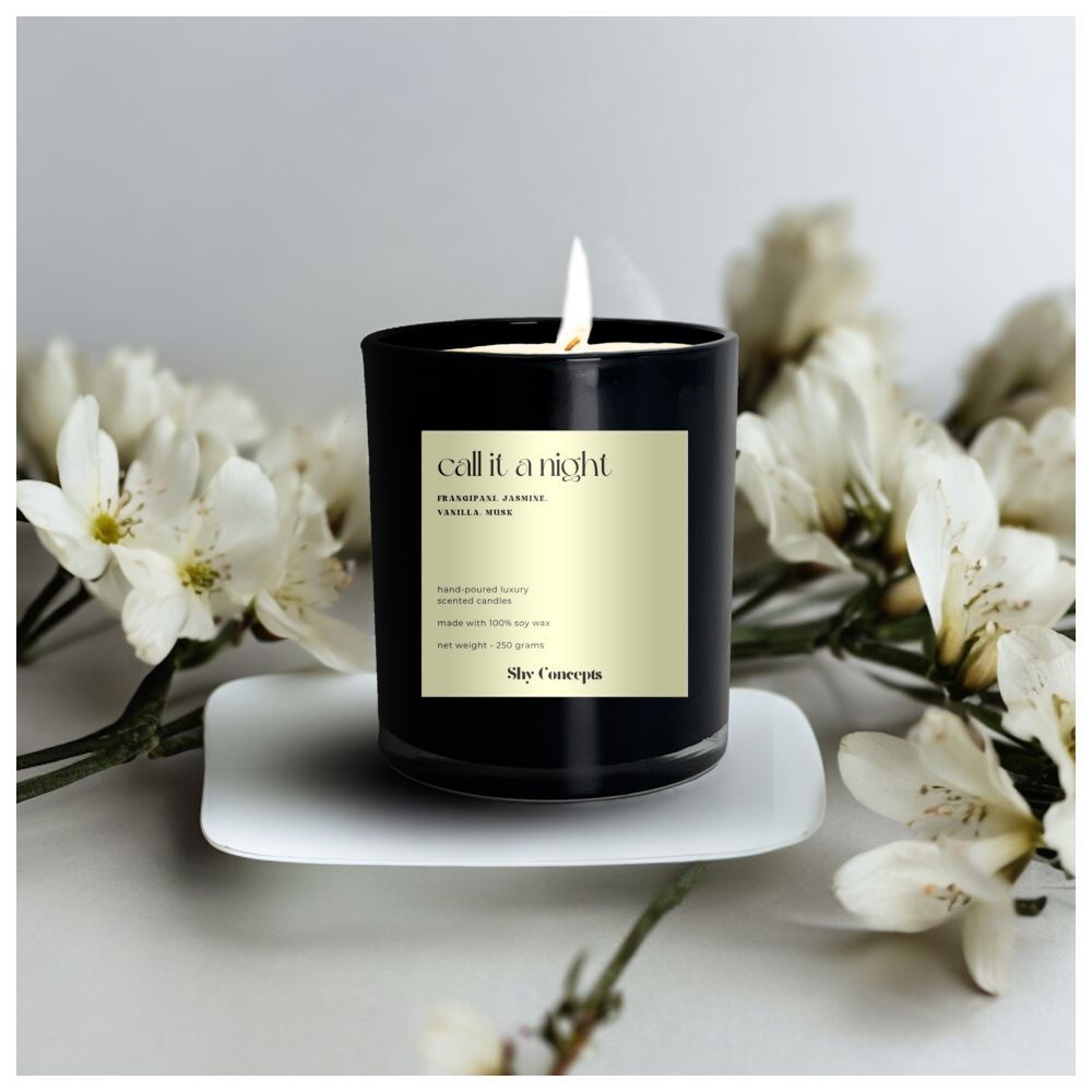 Shy Concepts - Luxury Scented Candle - Call It A Night - Black