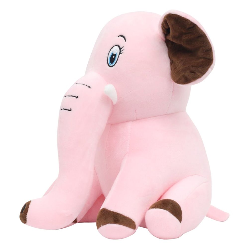 Toto Toys - Plush Soft Toy - Elephant - Pink - 27 cm