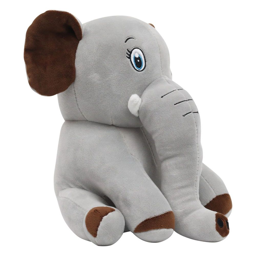 Toto Toys - Plush Soft Toy - Elephant - Grey - 27 cm