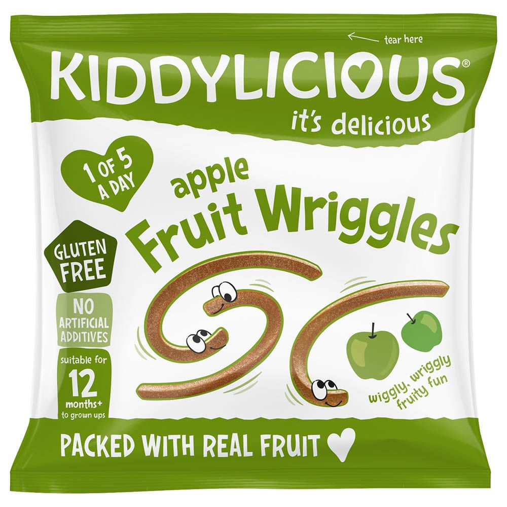 Kiddylicious Apple Fruit Wriggles 12g