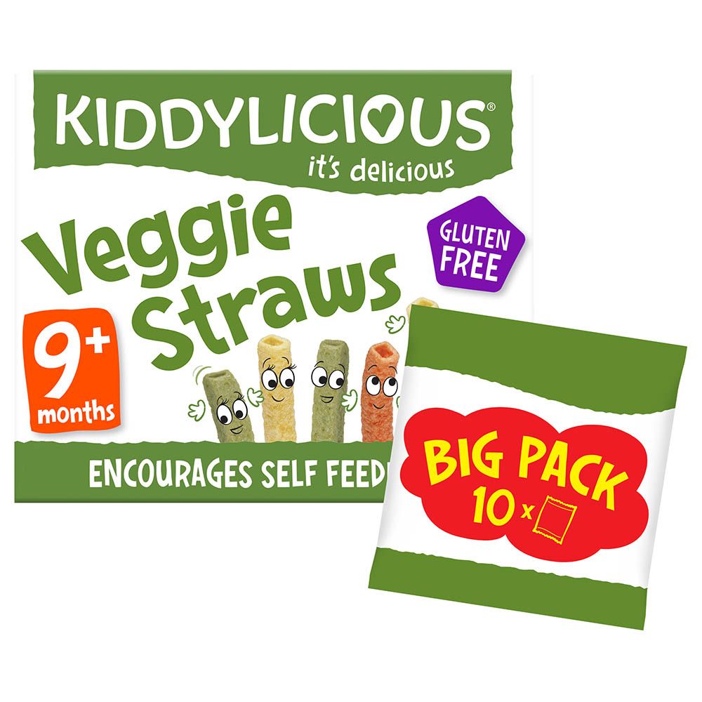 Kiddylicious - Veggie Straws Pack Of 10