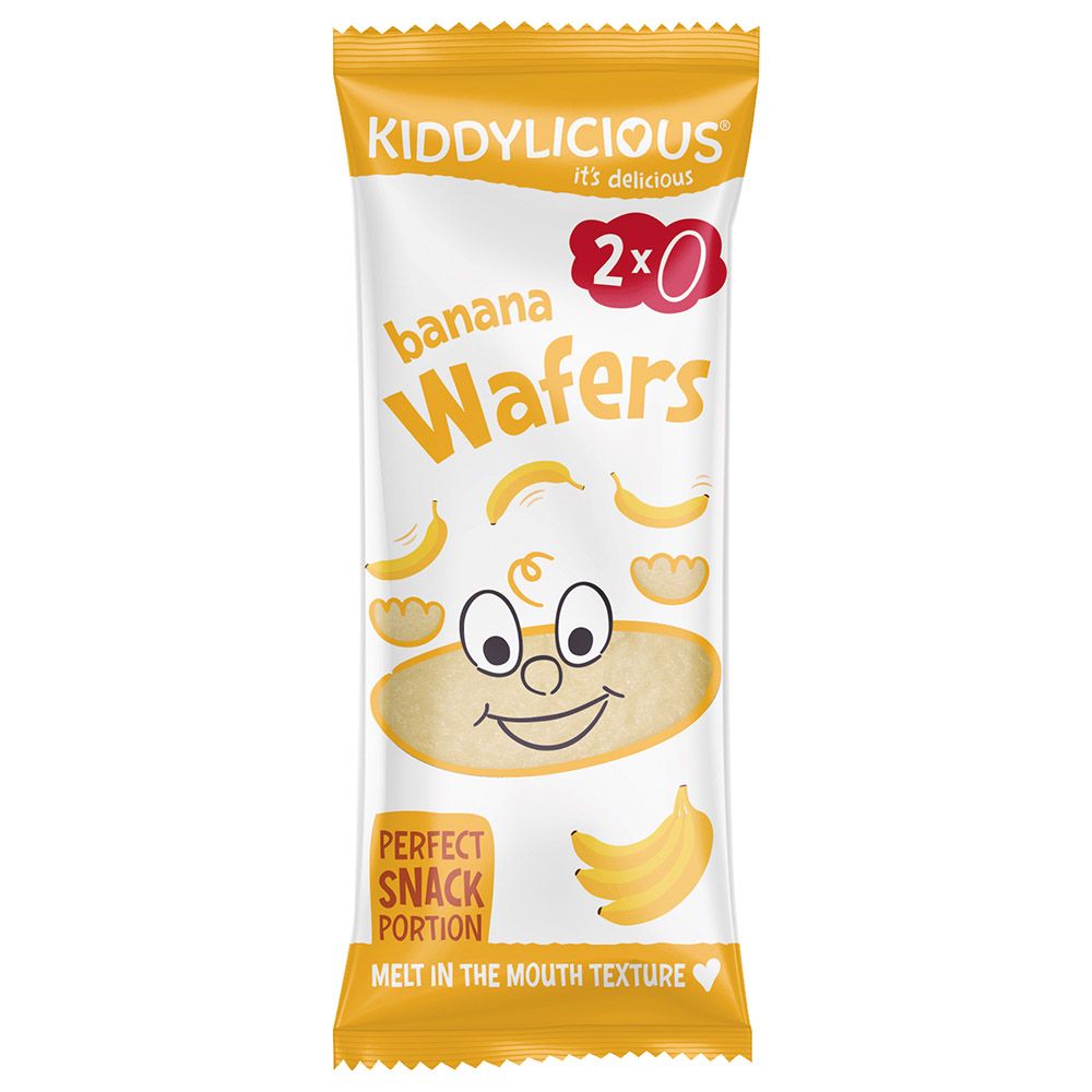 Kiddylicious - Mini Wafers Banana - 16g