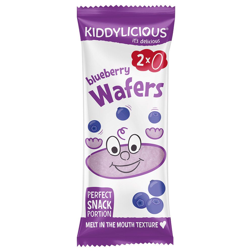 Kiddylicious - Mini Wafers Blueberry - 16g