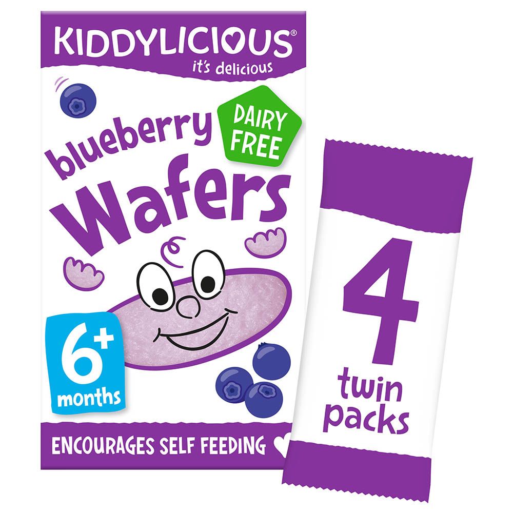 Kiddylicious - Mini Wafers Blueberry - 16g