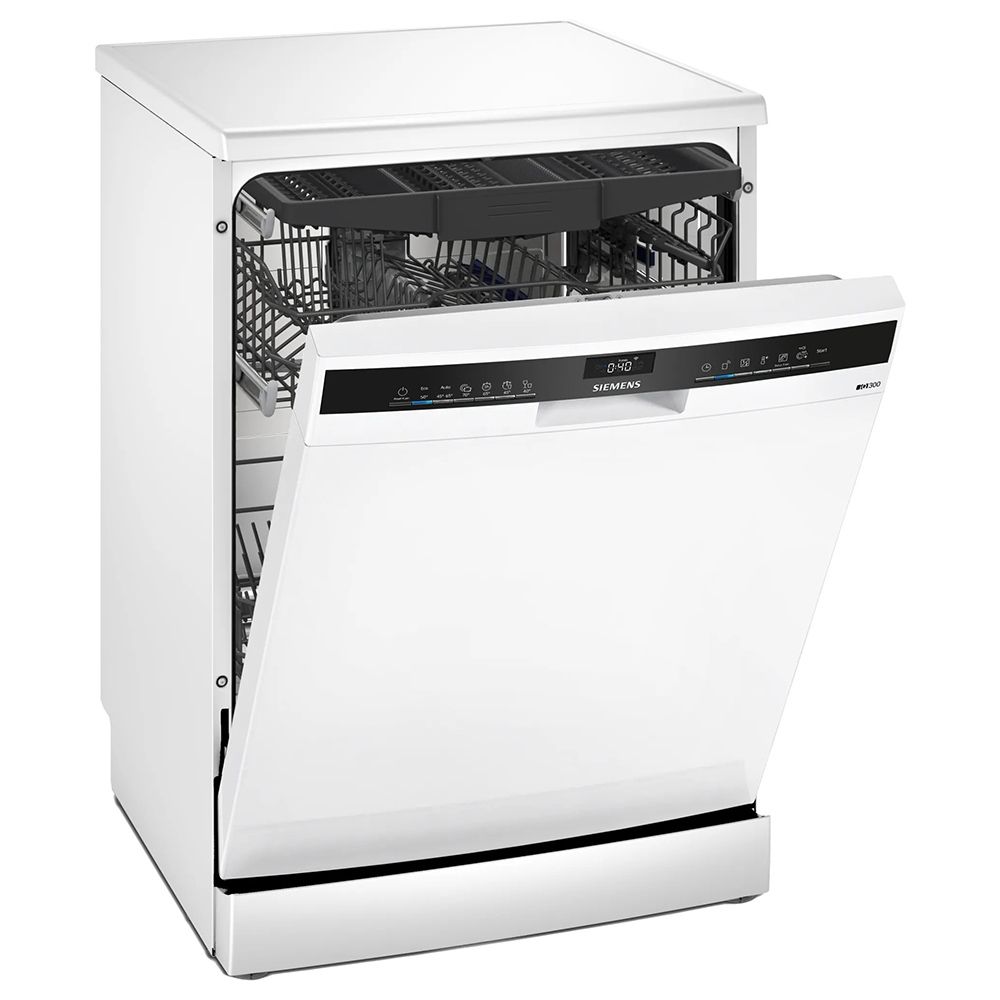 Siemens - iQ300 Free-Standing Dishwasher - White - 60 cm