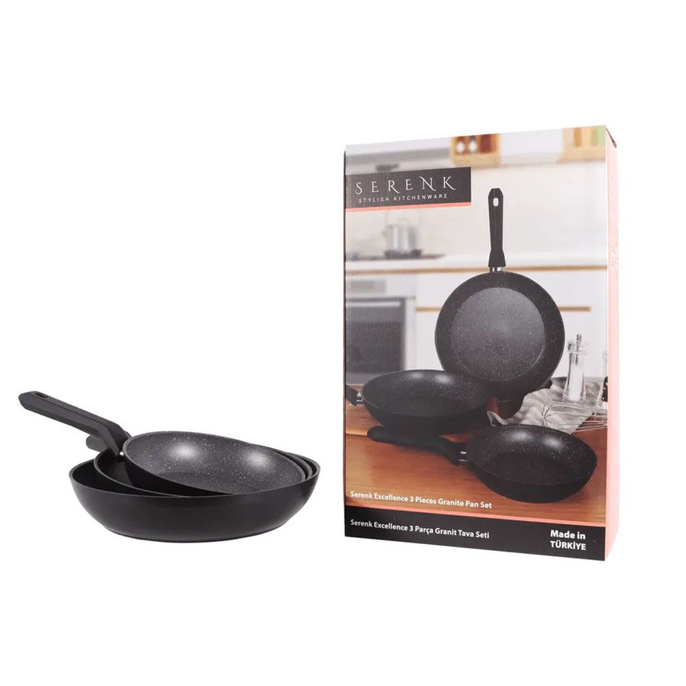 Serenk - Non-Stick Frying Pan Set - 3pcs